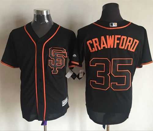 San Francisco Giants #35 Brandon Crawford Black New Cool Base Alternate Stitched Baseball Jersey,We sell and wholesale San Francisco Giants #35 Brandon Crawford Black New Cool Base Alternate Stitched Baseball Jersey on line form chian!